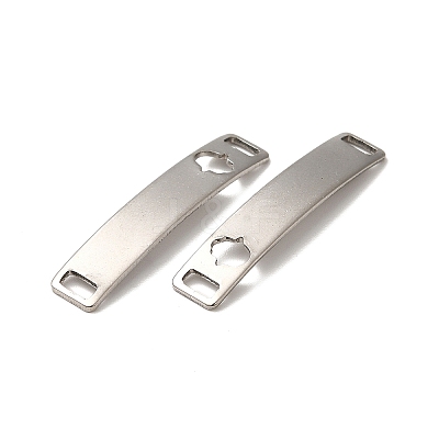 Tarnish Resistant 201 Stainless Steel Connector Charms STAS-D244-31P-D-1