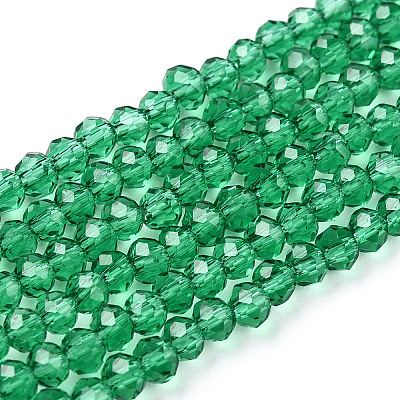 Glass Beads Strands EGLA-A034-T4mm-D18-1