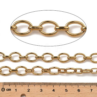 304 Stainless Steel Oval Link Chains CHS-C014-12G-1