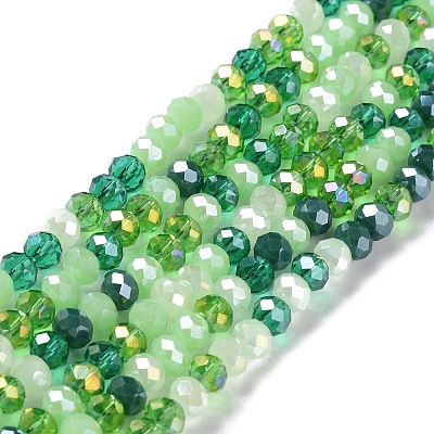 Glass Beads Strands EGLA-A034-M6mm-11-1