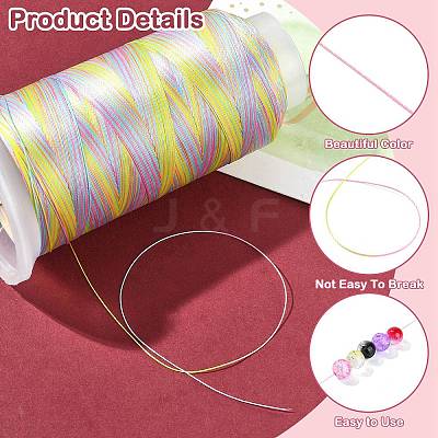 Segment Dyed Polyester Round Thread OCOR-CJC0007-01-1