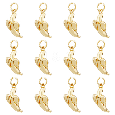 12Pcs Brass Pendants KK-HY0003-23-1