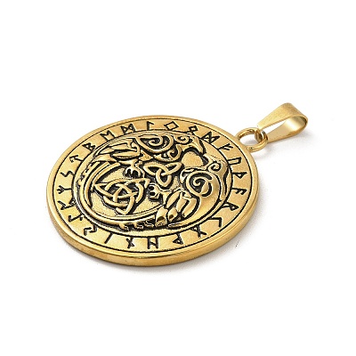 Viking 304 Stainless Steel Pendants STAS-P400-01D-AG-1