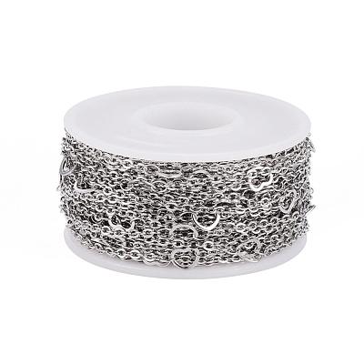 Tarnish Resistant 304 Stainless Steel Cable Chains CHS-E017-01P-1