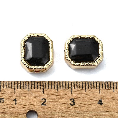 Rack Plating Alloy Beads PALLOY-Z004-03G-01-1