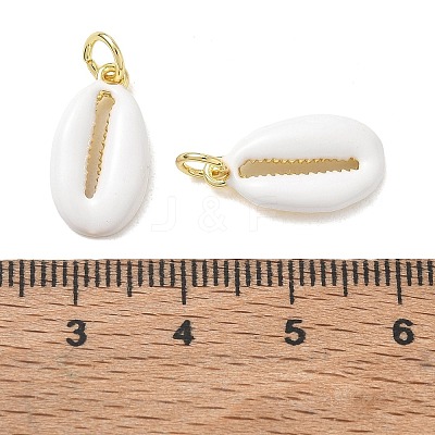 Brass Enamel Pendants KK-CBA5585-02G-1