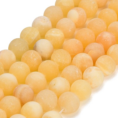 Natural Yellow Calcite Beads Strands GG-CBAA3AB-03-10mm-1