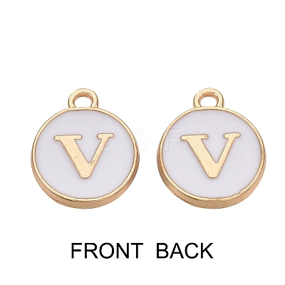 Golden Plated Alloy Charms ENAM-SZ0001-25A-V-1