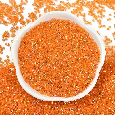 Electroplate Glass Seed Beads SEED-H003-10H-1