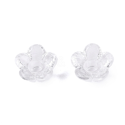Transparent Acrylic Beads X-OACR-ZX007-04A-01-1