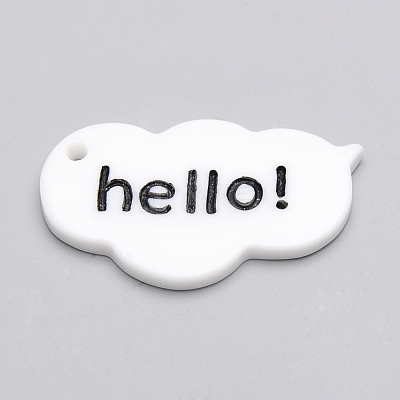 Resin Pendants CRES-T005-76-1