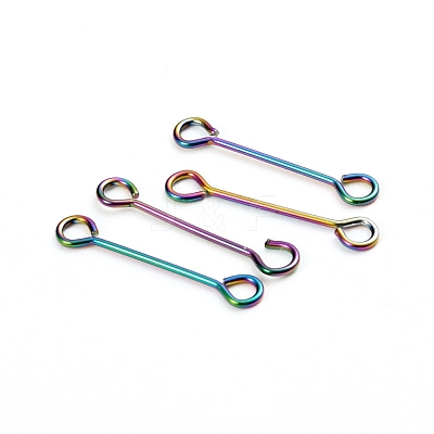 Ion Plating(IP) 304 Stainless Steel Eye Pins STAS-I141-01B-M-1