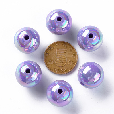 Opaque Acrylic Beads MACR-S370-D16mm-SS2114-1