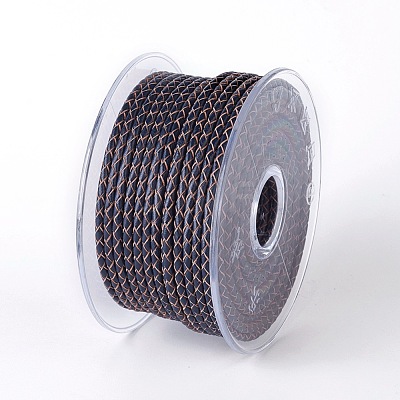 Braided Cowhide Cord WL-I004-3mm-D-18-1