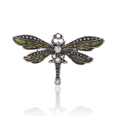 Alloy Enamel Big Pendants ENAM-J028-20AS-1