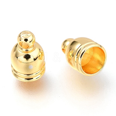 Brass Cord Ends X-KK-C101-03G-A-1