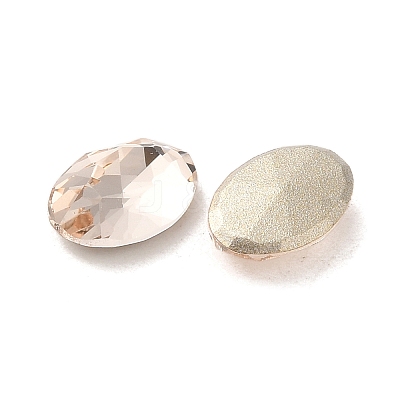 Glass Rhinestone Cabochons RGLA-P037-08B-D261-1
