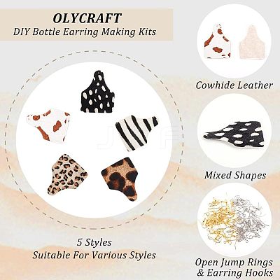 DIY Bottle Earring Making Kits DIY-OC0009-83-1