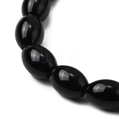 Natural Black Onyx Beads Strands G-F801-F02-03-1