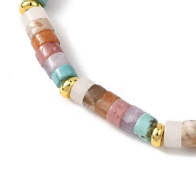 Natural Mixed Gemstone Beaded Stretch Bracelets for Women BJEW-JB12819-1