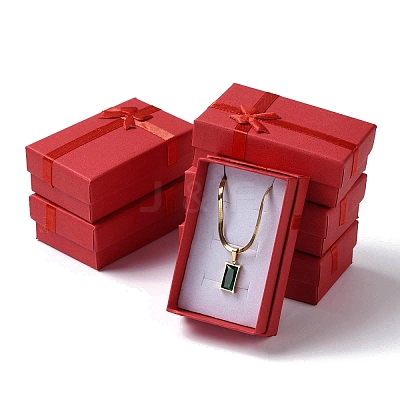 Cardboard Paper Necklace Boxes CON-G021-01A-01-1