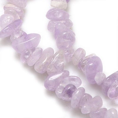 Natural Lavender Amethyst Beads Strands G-P035-12-1