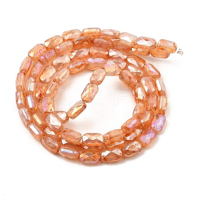 Imitation Jade Glass Beads Strands GLAA-P058-04A-04-1