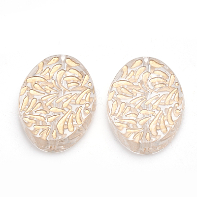 Plating Acrylic Beads X-PACR-S219-01-1