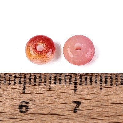 Baking Paint Imitation Jade Glass Beads GL-N006-01A-05-1