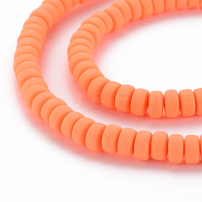 Handmade Polymer Clay Beads Strands CLAY-N008-41-1