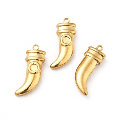 Ion Plating(IP) 304 Stainless Steel Pendant Cabochons Settings STAS-P312-17G-1