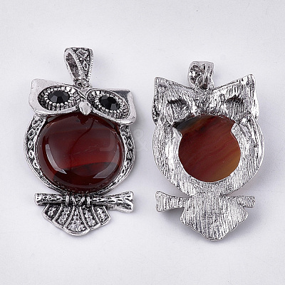 Natural Carnelian Big Pendants G-S353-01D-1