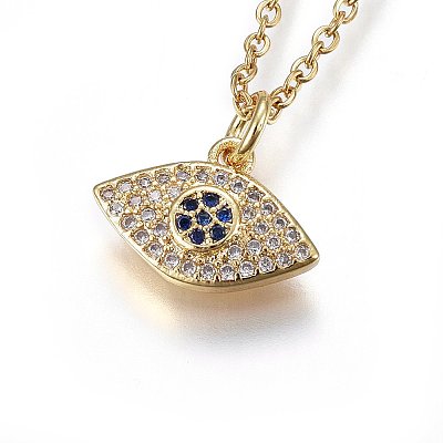 304 Stainless Steel Pendant Necklaces X-NJEW-L146-14G-1