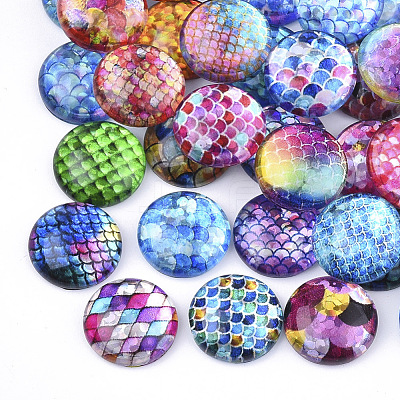 Flatback Glass Cabochons for DIY Projects GGLA-S047-03-1