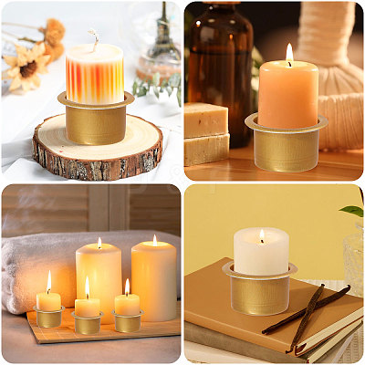 40Pcs Aluminum Candle Cups AJEW-CA0004-53A-1