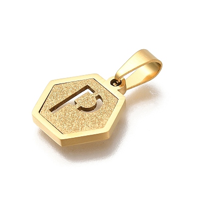 304 Stainless Steel Charms LS-STAS-H227-01G-P-1