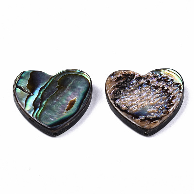 Natural Abalone Shell/Paua Shell Beads SSHEL-T014-16D-1