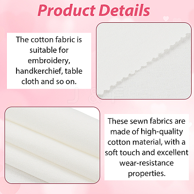 Cotton Embroidery Fabrics DIY-WH20025-109B-1