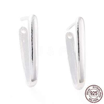 925 Sterling Silver Ice Pick Pinch Bails LS-STER-D035-23S-02-1