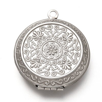 Tarnish Resistant 316 Stainless Steel Locket Pendants STAS-P268-10P-1