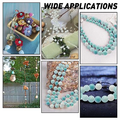Round Natural Amazonite Bead Strands G-AR0001-64-1