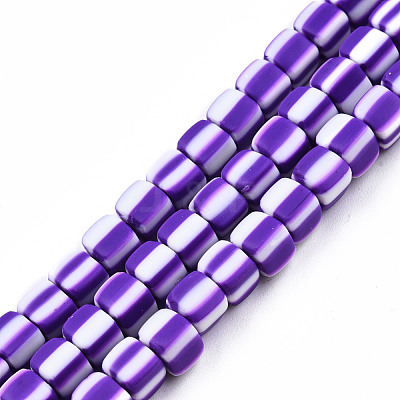 Handmade Polymer Clay Beads Strands CLAY-N010-074-05-1