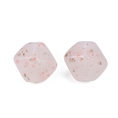 Marbled Stone Style Opaque Acrylic Beads OACR-G009-02B-1