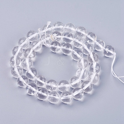 Natural Quartz Crystal Beads Strands X-G-R193-05-10mm-1