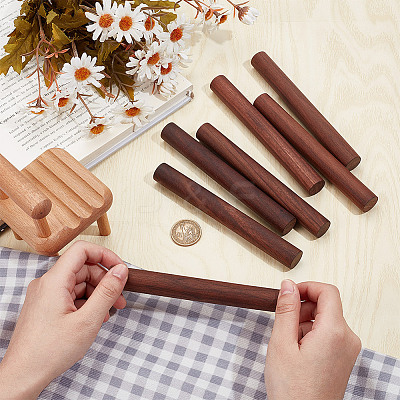 Waxed Round Wooden Sticks WOOD-OC0004-01D-1