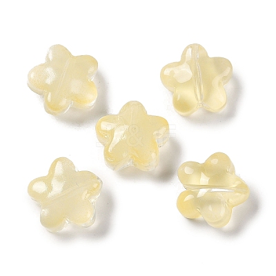 Baking Paint Glass Beads GLAA-S202-10C-1