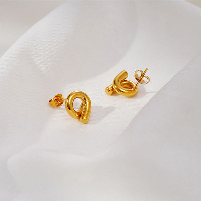 304 Stainless Steel Stud Earrings for Women MG2495-1
