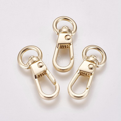 Alloy Swivel Clasps X-PALLOY-WH0065-12LG-1