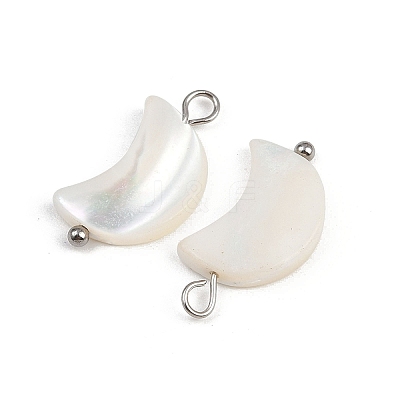 Natural Shell Moon Pendants X1-STAS-D378-37P-1