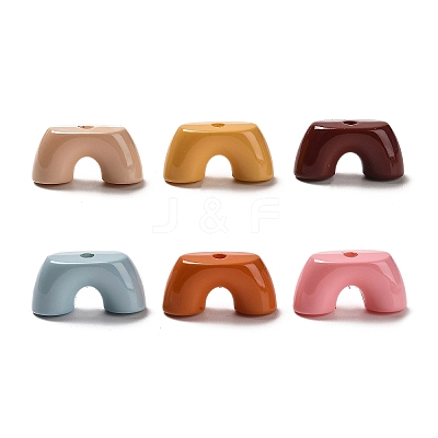 Baking Paint Acrylic Beads MACR-M036-13-1